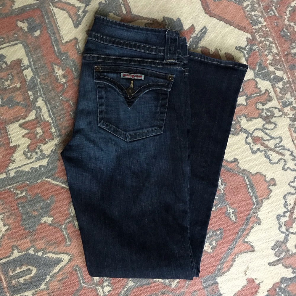 Like-New Hudson Petite Signature Bootcut Elm Wash